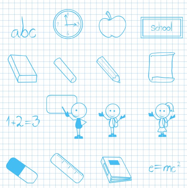 学校的图标图片下载