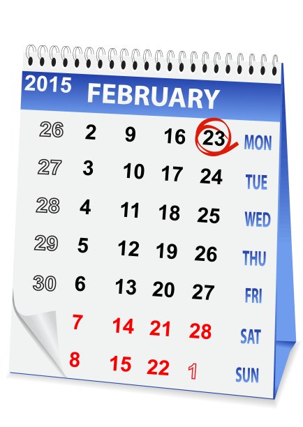 2月23日的假日日历图片下载