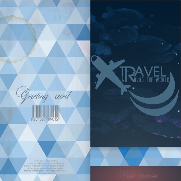 贺卡设计，模板图片下载