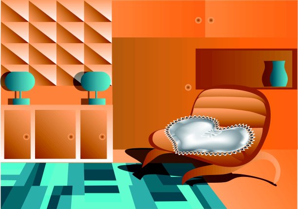 椅子上,垫图片下载