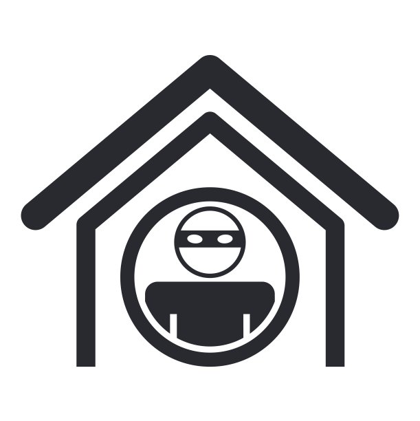 矢量插图单家小偷图标图片下载