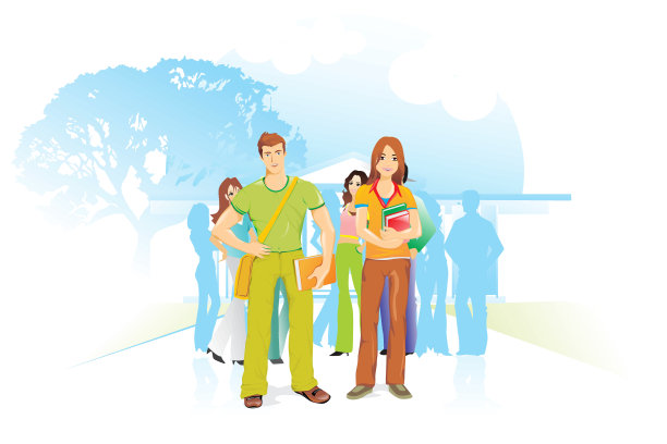 人为环保，插画图片下载