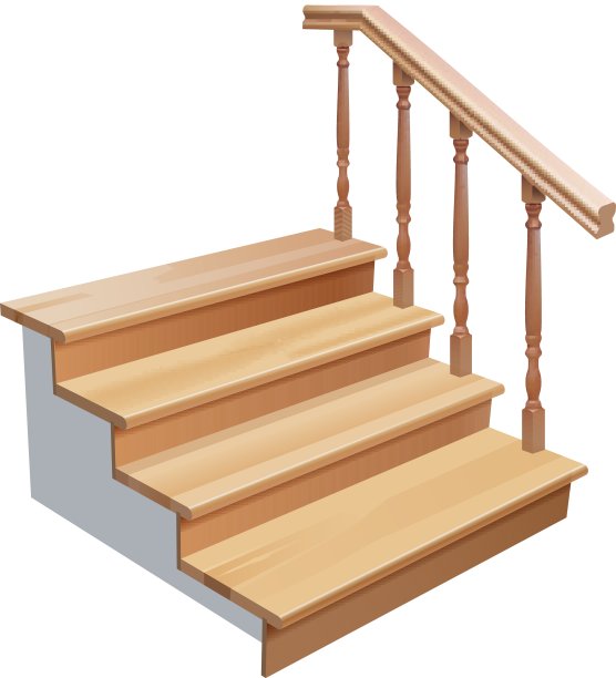 木楼梯图片下载