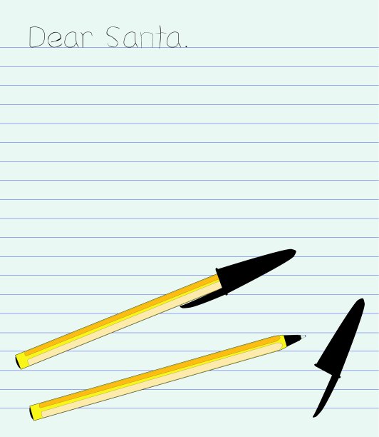 写给圣诞老人的信图片下载