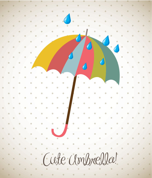 可爱的雨伞图片下载