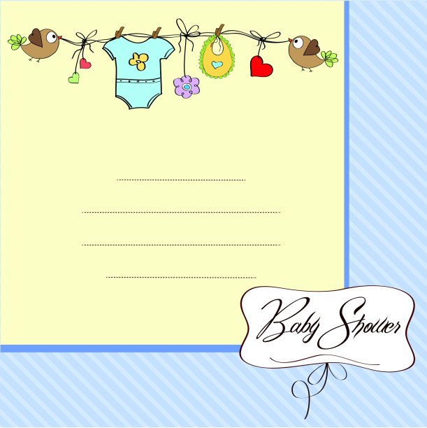 男婴淋浴卡图片下载