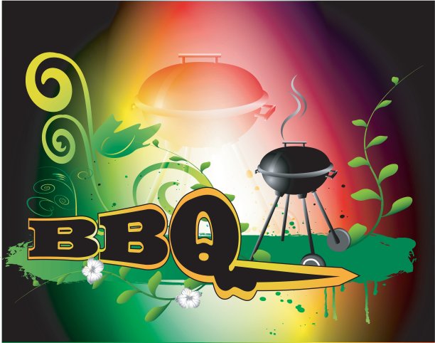 烧烤的背景图片下载