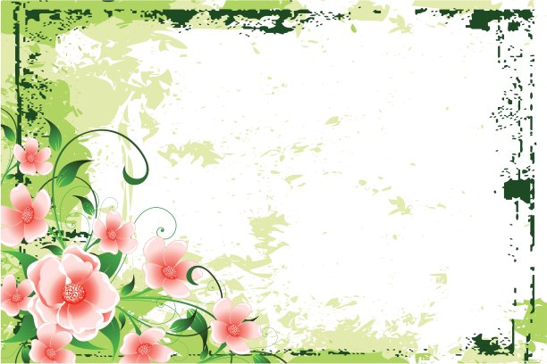 抽象垃圾背景与花图片下载