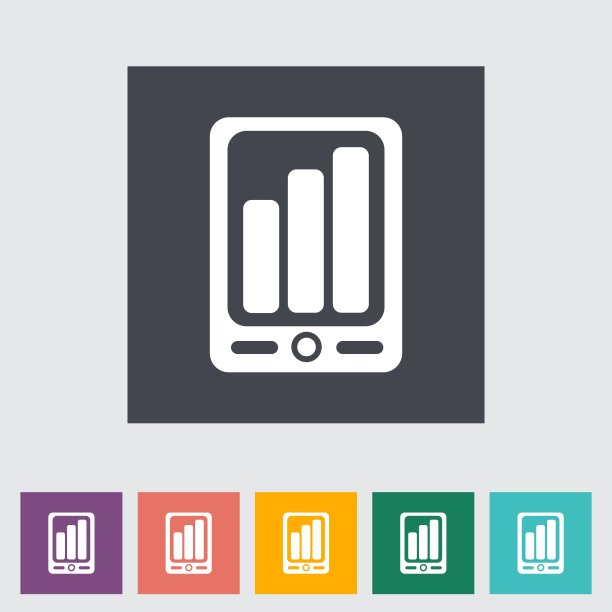 智能手机平板图标。图片下载