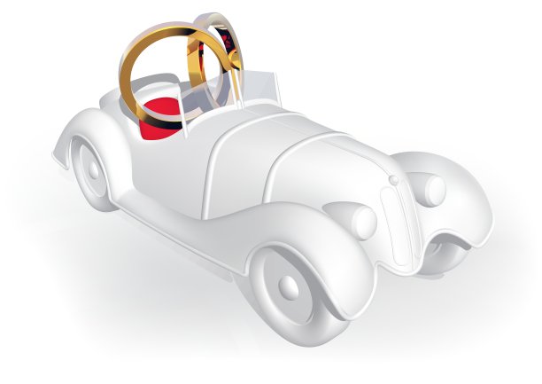 婚礼的车图片下载