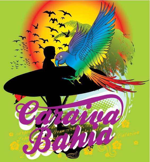 天堂鹦鹉翅膀矢量艺术图片下载