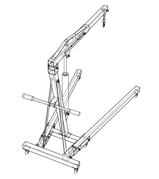 引擎提升轮廓。三维矢量渲染图片下载