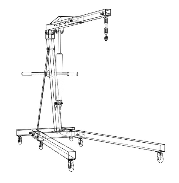 引擎提升轮廓。三维矢量渲染图片下载