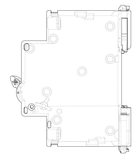 自动断路器概念。向量图片下载