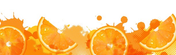 橙色与橙色斑点图片下载