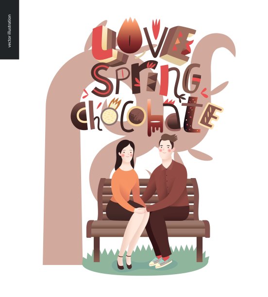 爱春天巧克力图片下载