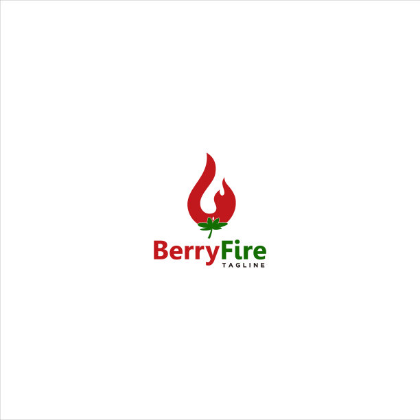 Berry fire logo模板设计图片下载