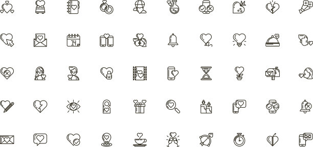 捆绑情人节图标图片下载