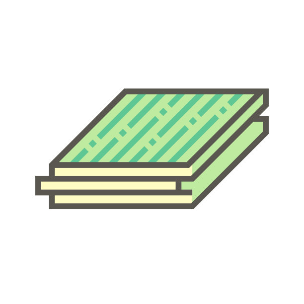 木地板和白色背景上的材质矢量图标设计。图片下载