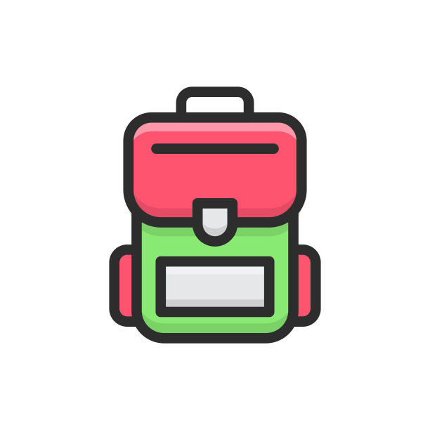 旅行袋矢量图标图片下载