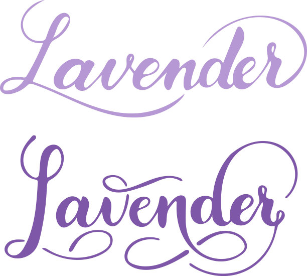 手写淡紫色文字孤立上图片下载