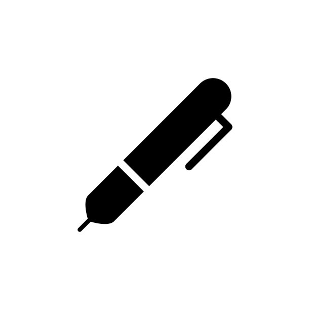 钢笔图标平面矢量模板设计流行图片下载