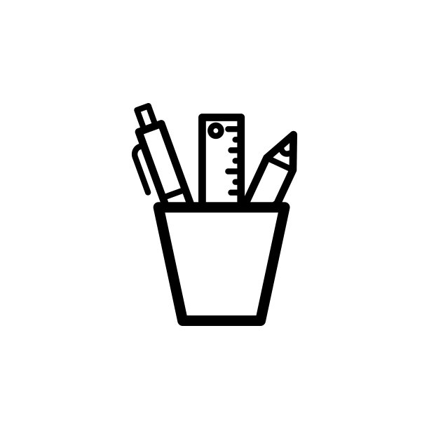 标尺图标平面矢量模板设计流行图片下载