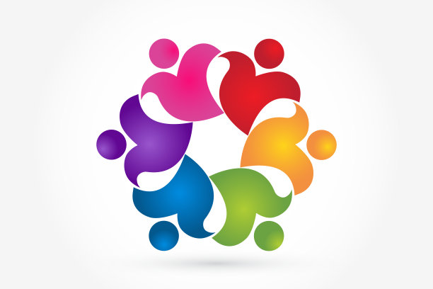 团队团结志愿者的图标图片下载