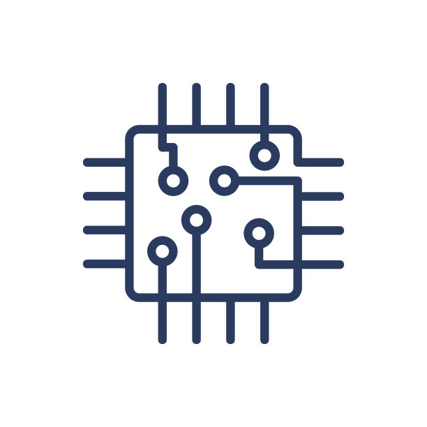 CPU细线图标图片下载