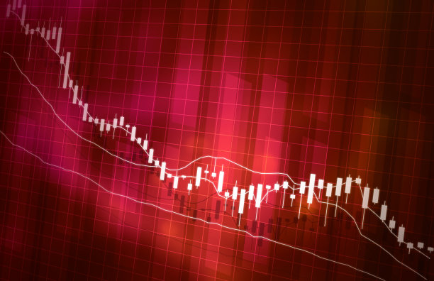 股票价格下跌图形地图图像红色视觉设计图片下载