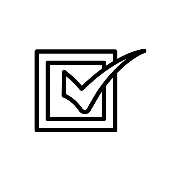 检查标记图标平面矢量模板设计潮流图片下载