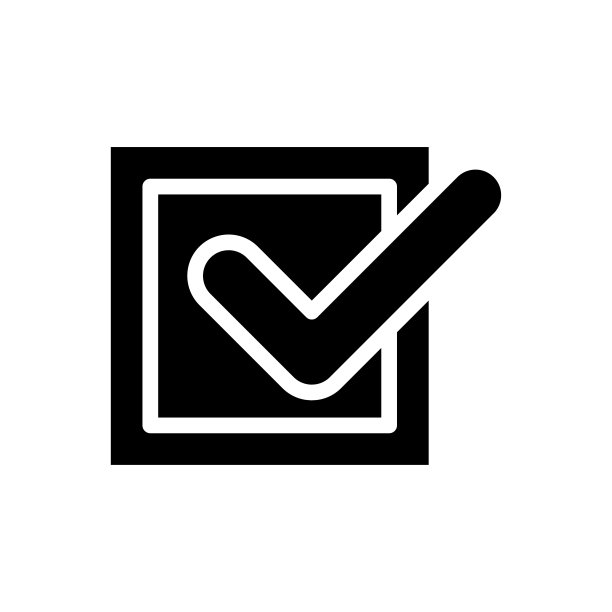 检查标记图标平面矢量模板设计潮流图片下载