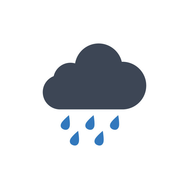 大雨图标图片下载
