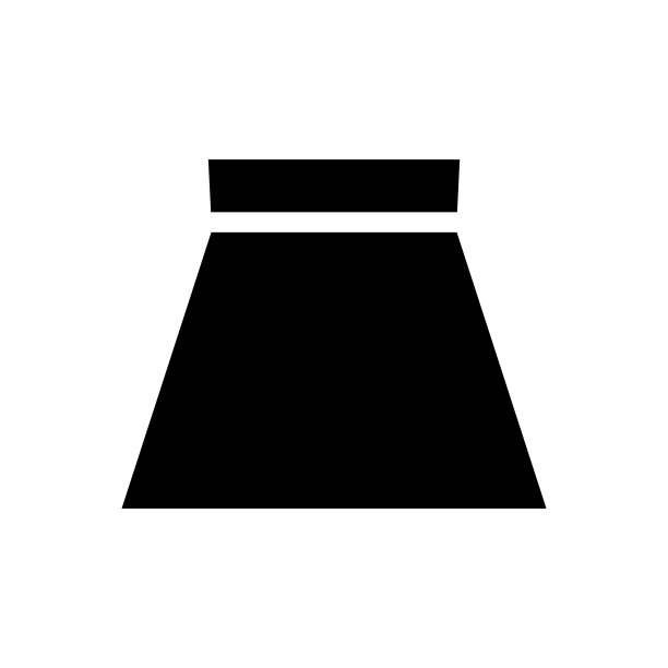 裙子图标，标志孤立在白色背景图片下载