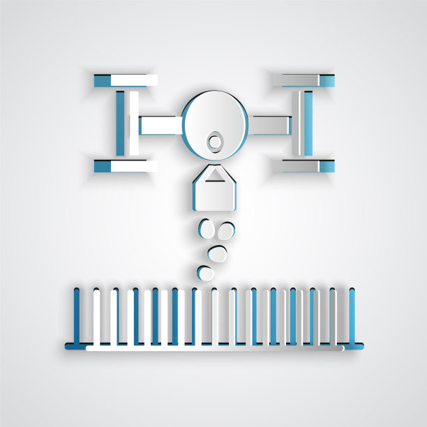 用无人机控制种子的剪纸智能农场图片下载