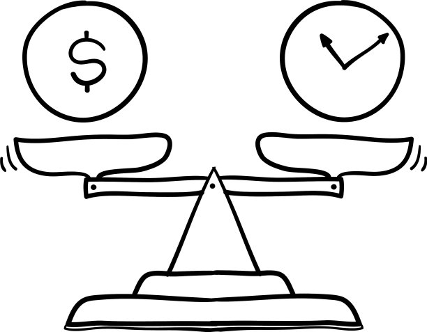 时间就是金钱，是金钱和时间的象征图片下载