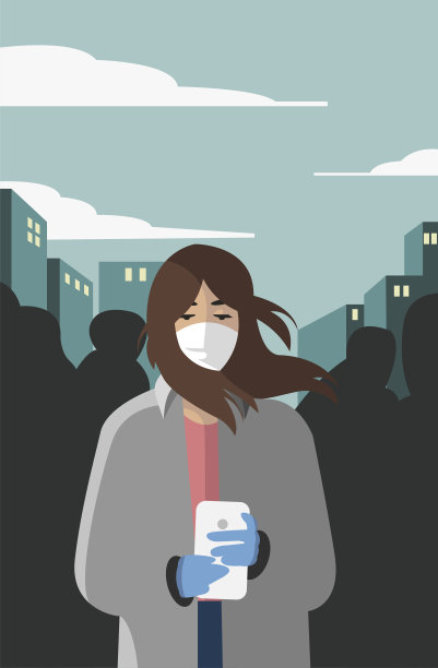 走在街上。图片下载