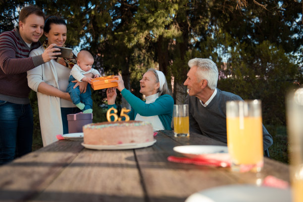 祝大家庭成员生日快乐图片下载