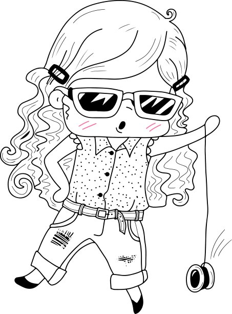 小女孩图片下载