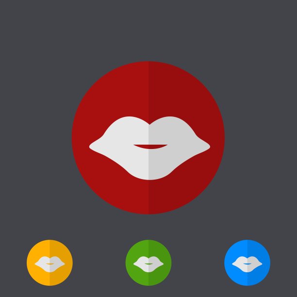 现代圆形图标设置为灰色图片下载