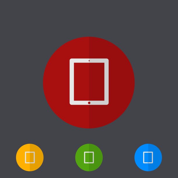 现代圆形图标设置为灰色图片下载