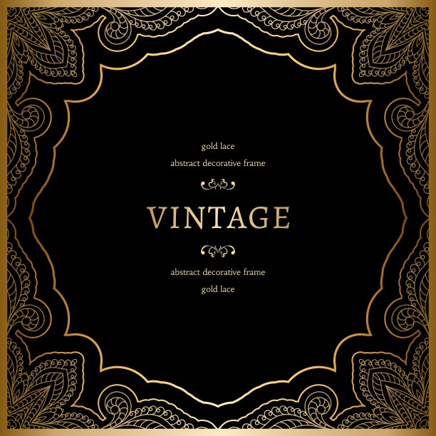 的黄金框架图片下载