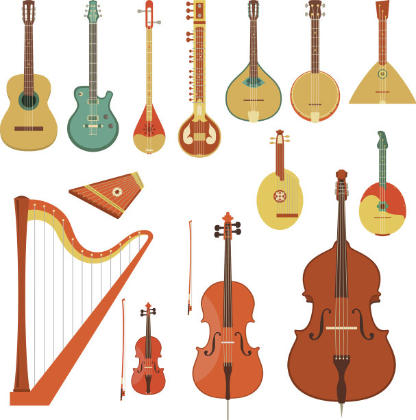 有弦的乐器图片下载