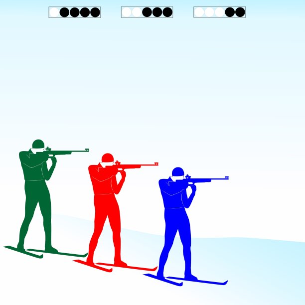 冬季两项比赛图片下载