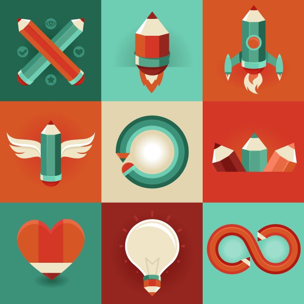 平面设计概念图片下载