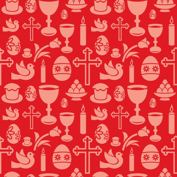 复活节无缝模式图片下载
