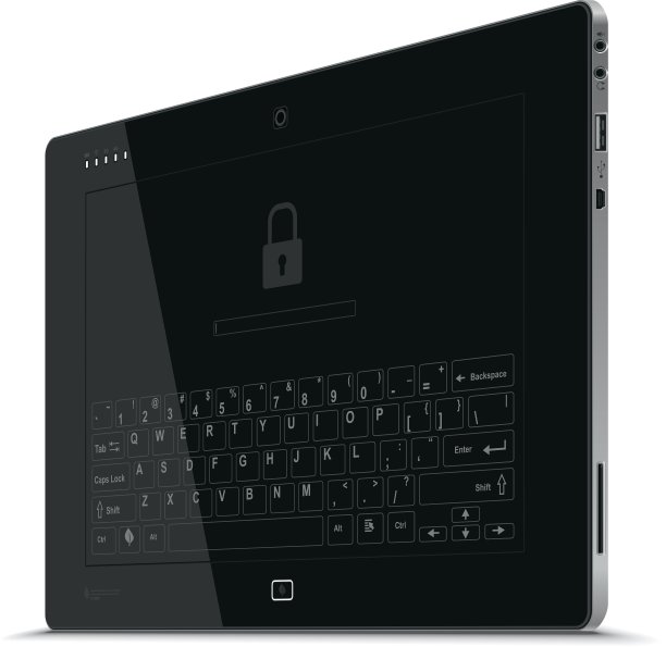 平板右侧视图垂直图片下载