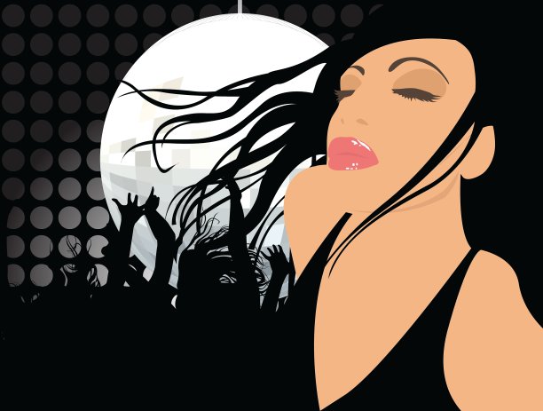 派对女孩图片下载