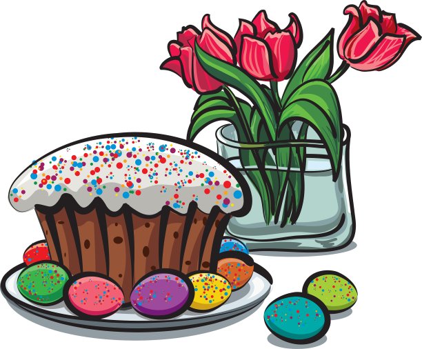 复活节的静物图片下载