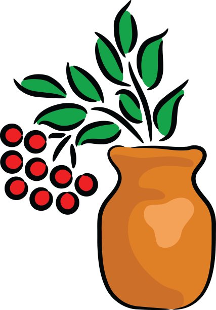 花瓶里的箭头木图片下载